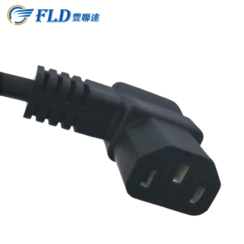 90 Degrees Electrical C13 Power Cord Plug,computer cables connectors