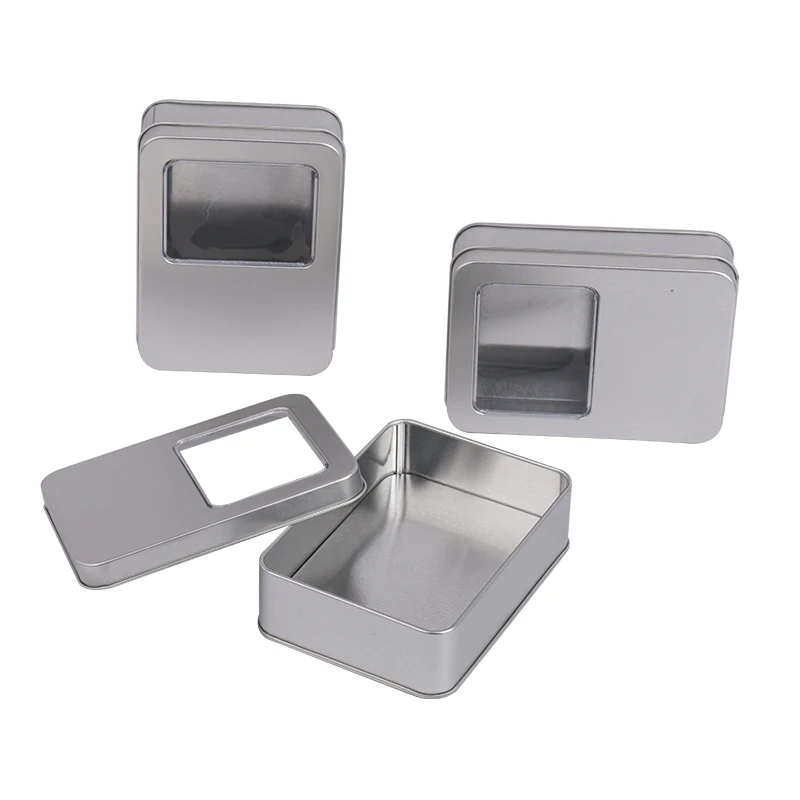 Wholesale Chinese candy  container chocolate tin case small tin box