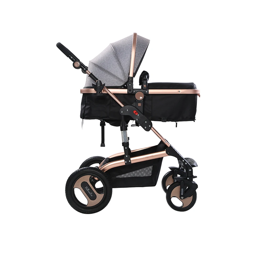 Factory price baby kinderwagen 3 in 1 baby bike stroller 243 G