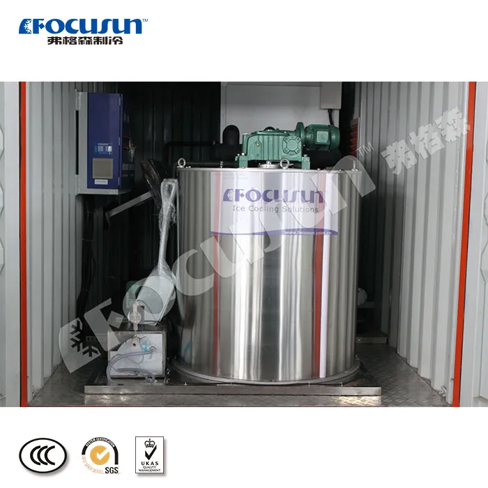 New 10T/Day containerized flake ice machine