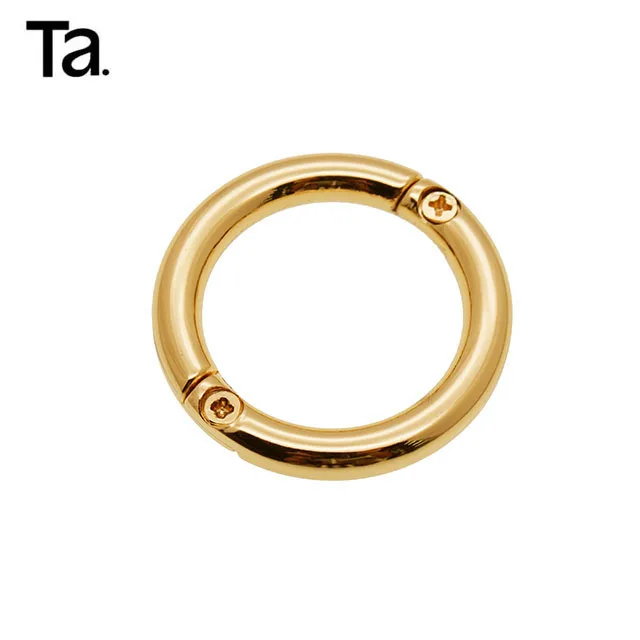 2023 new fashion High Corrosion Resistance metal oval shape buckle O ring for leather bag strap