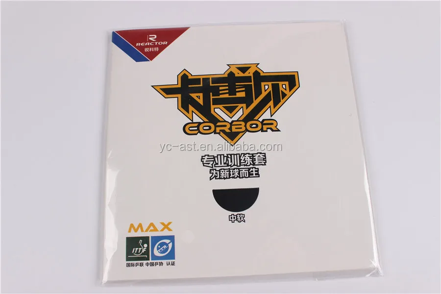 ITTF approve new High quality table tennis racket rubber carbor