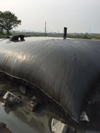 
Geotextile polpropylene tubes roll Geotube for Bank erosion protection sand bags for flood protection 