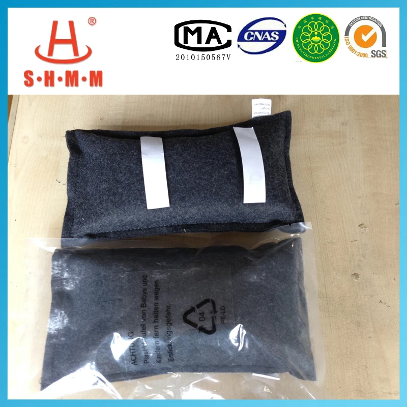 Silica gel for drying and absorbing moisture used in car seat shoes