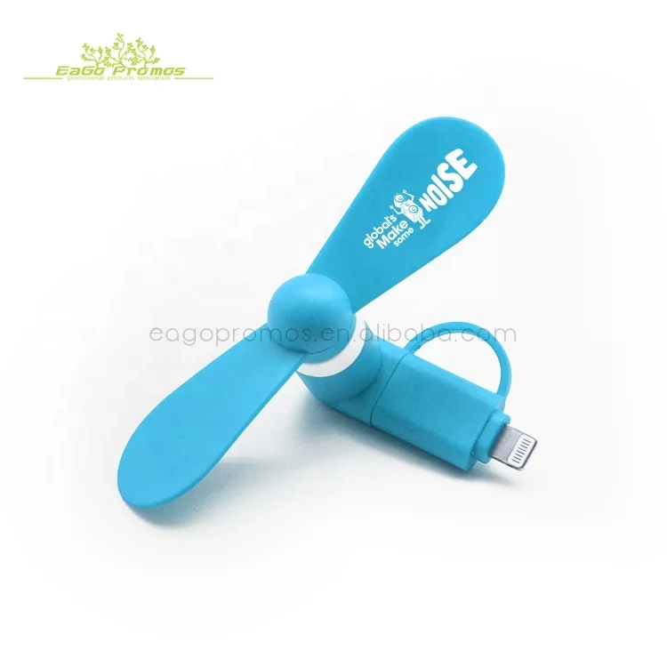 2019 прохладное лето поощрительный подарок 2 в 1 взаимный обмен данными между компьютером и периферийными устройствами мини-вентилятор для мобильного телефона для iphone и android