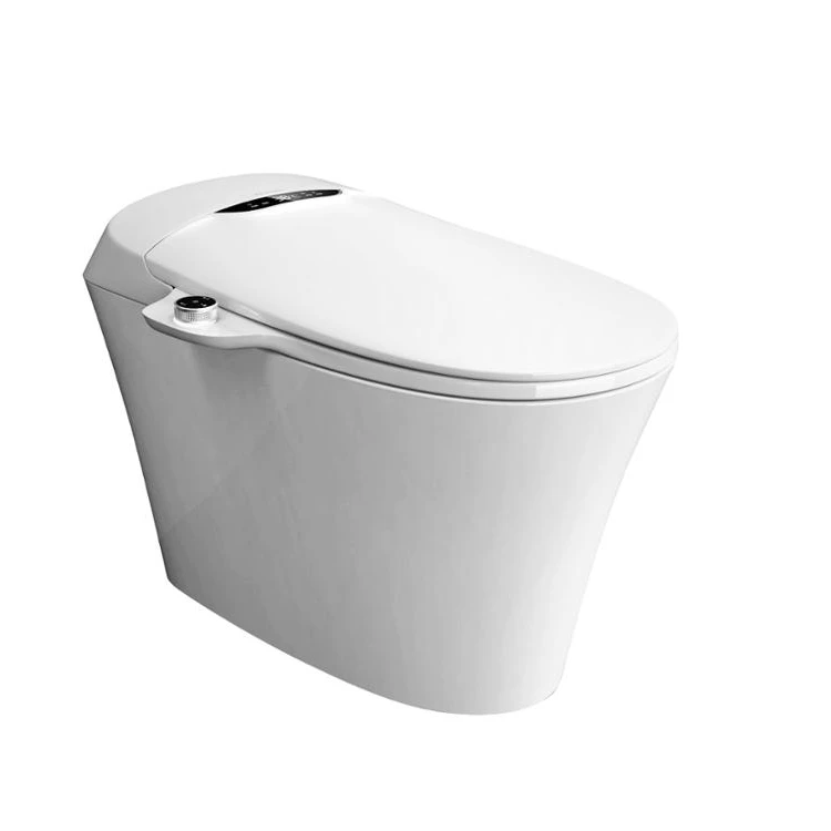 China factory flush automatic toilet intelligent smart floor mounted japanese quality one piece toilet without tank