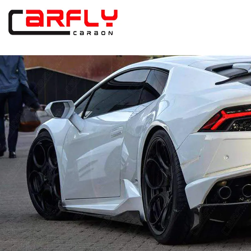Carbon Fiber Side Skirts For lamborghini Huracan body kit