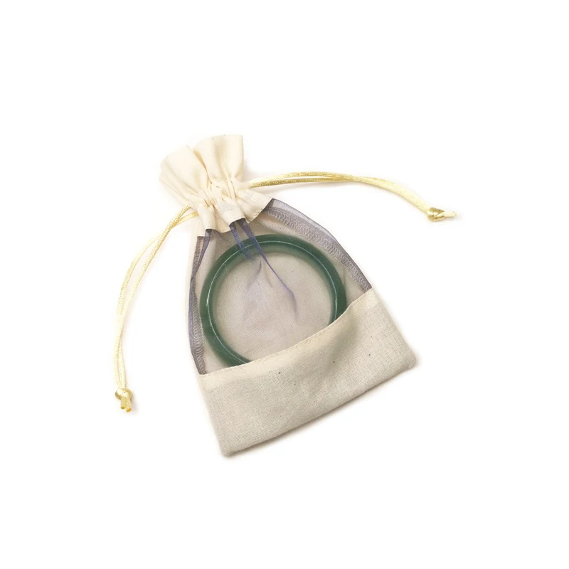 New fashion Wedding Christmas small drawstring cotton gift bag