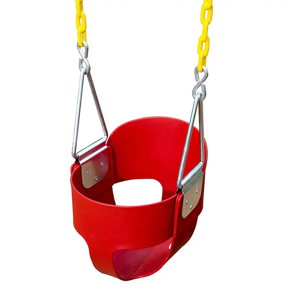 
New itme outdoor eva bucket baby children swing seat sets metal swing 