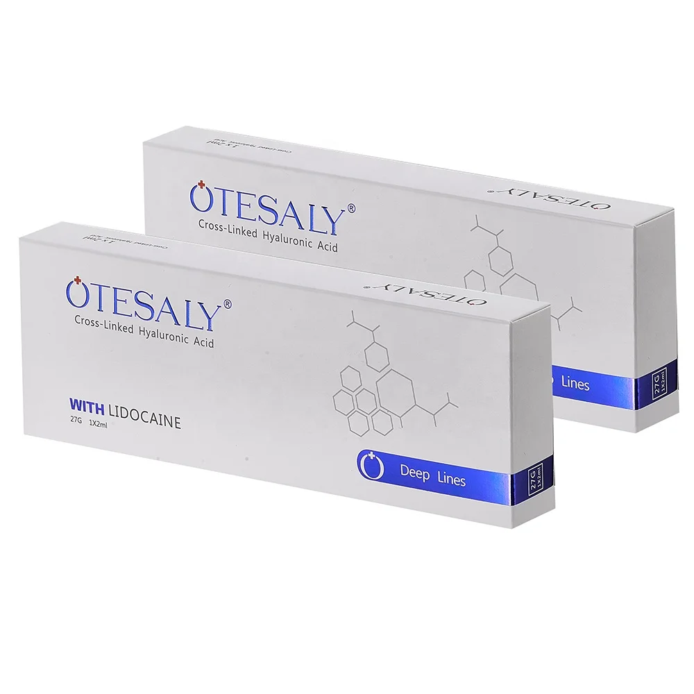 
Hot Sale otesaly 2ml Deep dermal Filler Syringe Injectable Hyaluronic Acid 3% Lido skin care injection 
