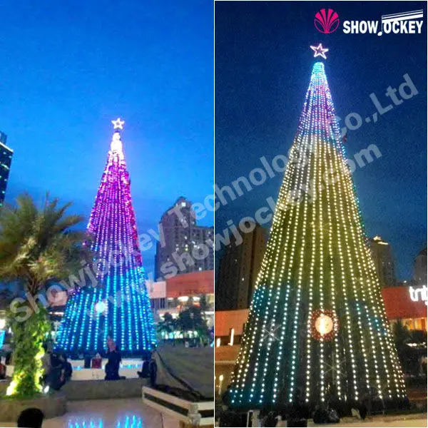 Backyard Garden Decorative Super Bright Multi Colored Solar LED String Lights Outdoor Christmas Trees with Lights