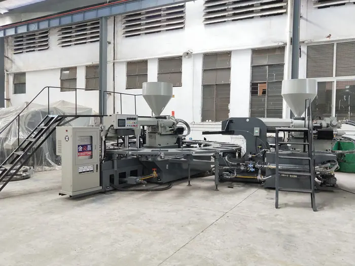 Rubber and Plastic PVC Slipper Sandals Flip Flips Making Machine