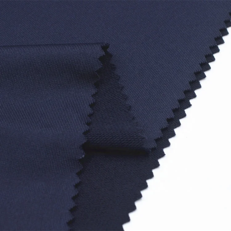 High Quality knit elastic french terry activated bamboo charcoal fabric