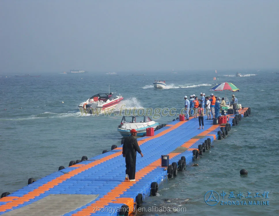 plastic water floating bridge