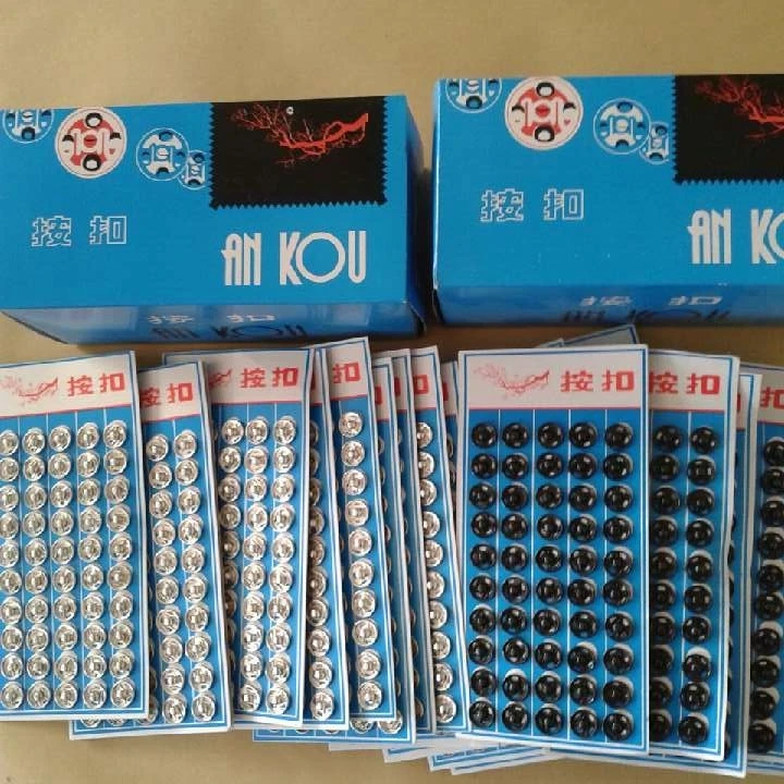 Wholesale garment accessory hand sewing metal snap button