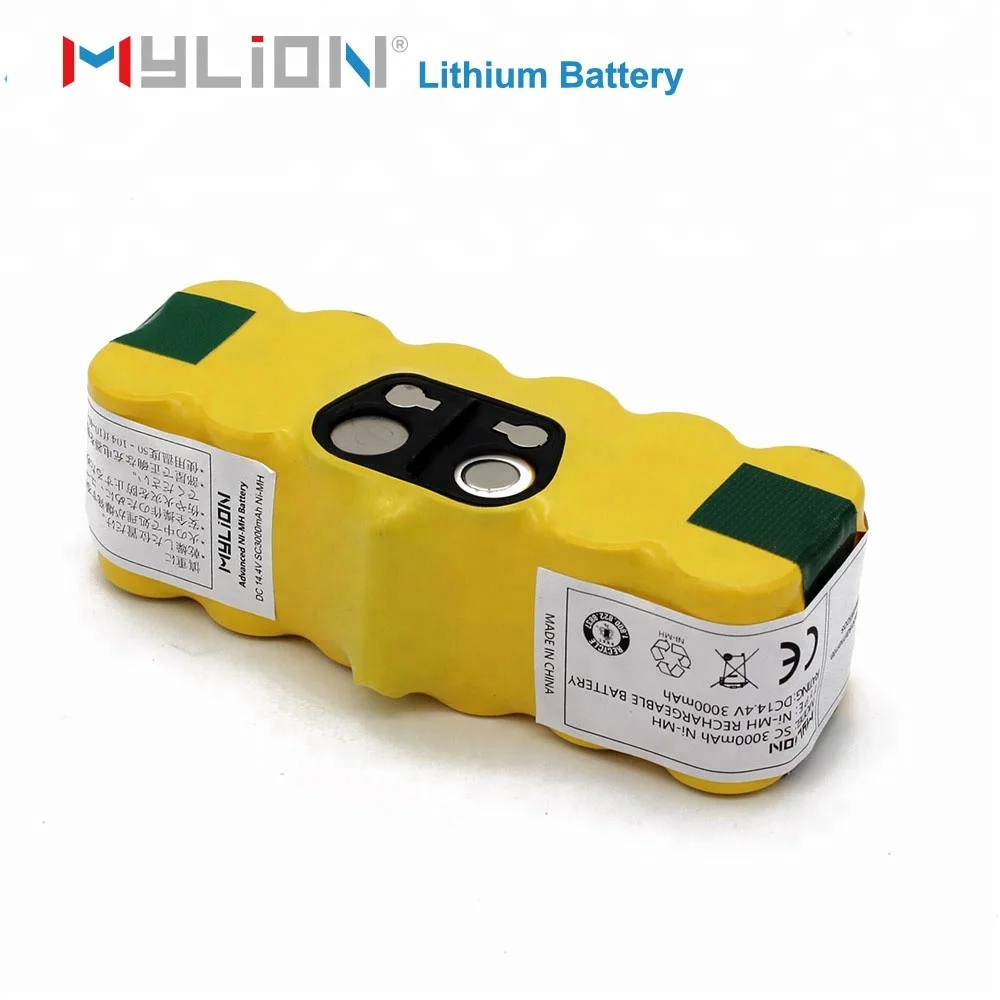 replacement 14.4v volt 3000mah nimh battery pack for intelligent robot vacuum cleaner