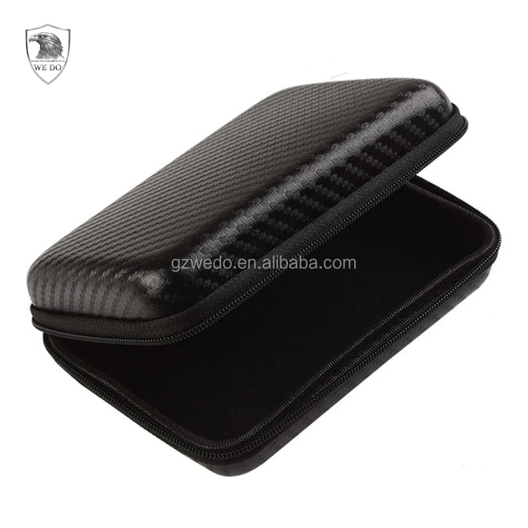 Hard EVA Travel Carrying Storage Case Bag for Portable Charger Power Bank External Battery Cable Custom, Black