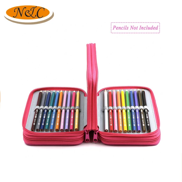 2022 Alibaba new supplier wholesale multi-layer zipper pencil case