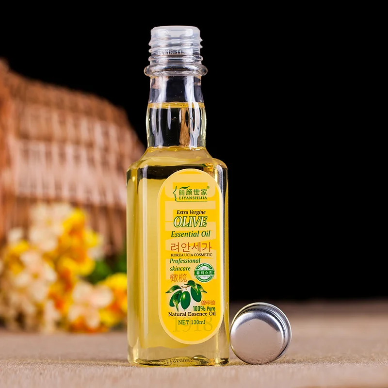 130ML Pure Olive Essential Oil Nourishing for Dry Skin Olive Oil Body Hair Facial Moisturizing Massage Oil Pregnant Woman B01174
