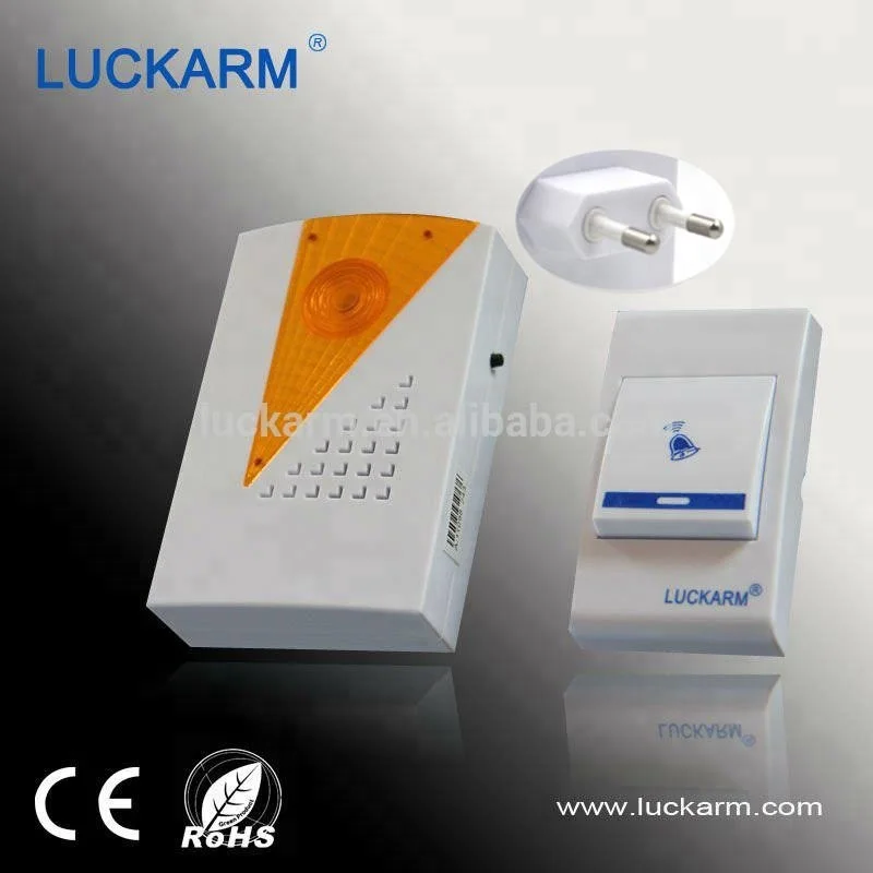 wireless remote doorbell luckarm door bell with button