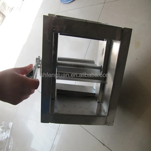 competed price galvanized steel rectangular adjustable valve for duct volume control damper
