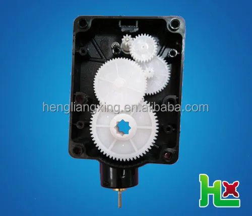 
Plastic reduction gearbox for DC motor 