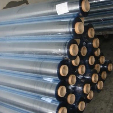 popular EN71 Plastic Flexible Clear PVC Film sheet  for Packaging   0.19mm