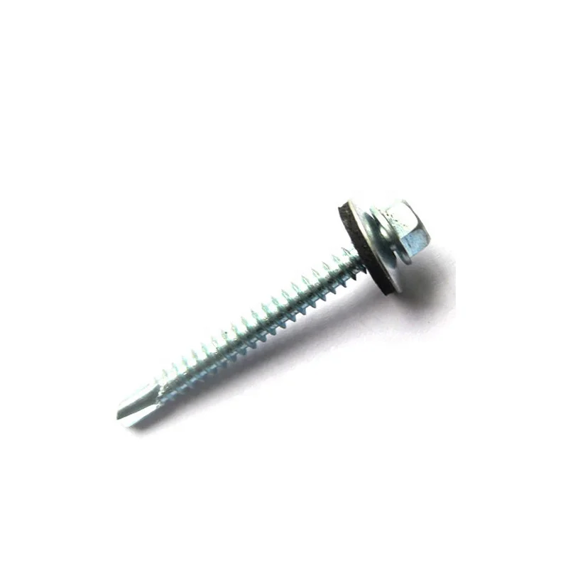 Carbon Steel Hex Head Self Drilling Screw,DIN 7504 ,With EPDM Washer