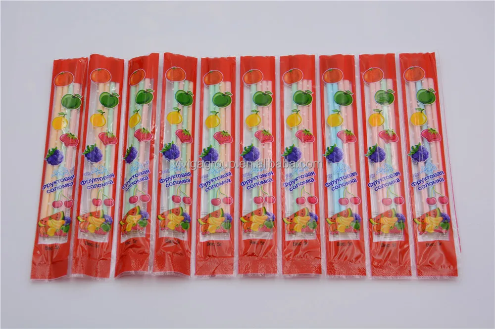 Colorful fruity cc stick candy