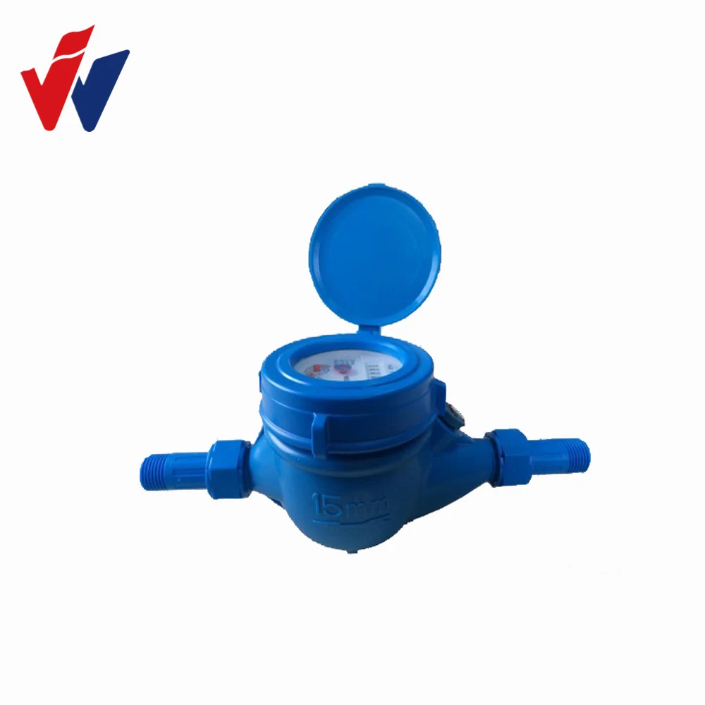 plastic water meter with coupling