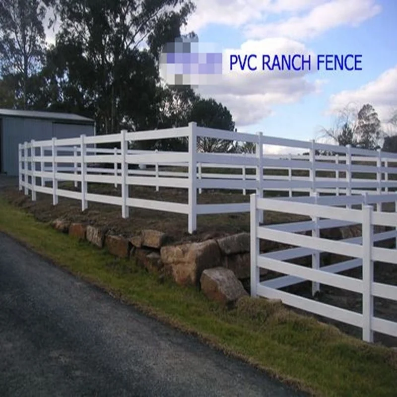 PVC POST AND RAIL FENCE