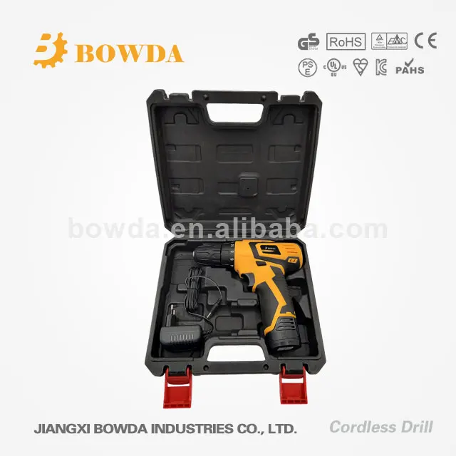 12V lithium battery dc motor electric cordless drill
