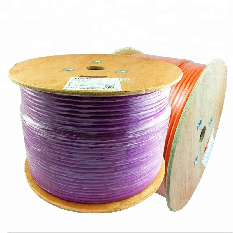 High Speed 305m 4 twisted 24awg cat 7 Ethernet network cable SFTP Shielded wire