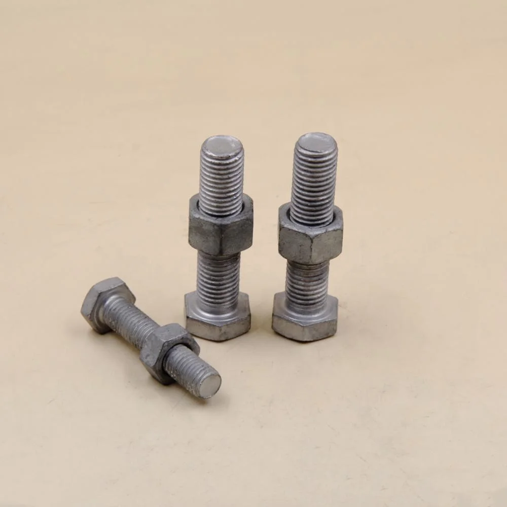 
Grade 8.8 HDG hex bolt M6~ M52 