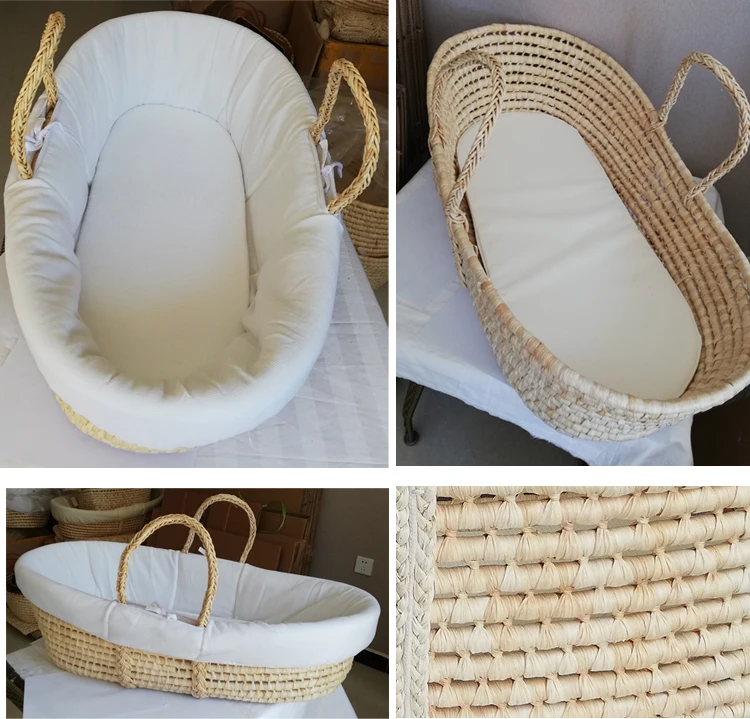 baby moses basket bassinet cotton Comfortable Newborn Portable Moses Baby Basket Bassinet For babies