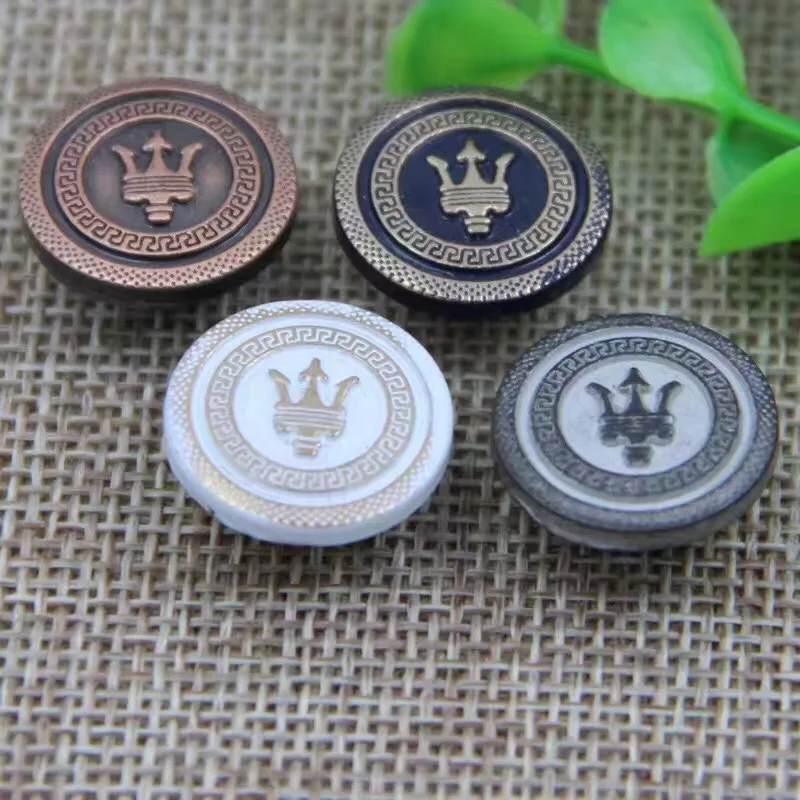 Factory direct supply custom high quality metal jeans button for jeans