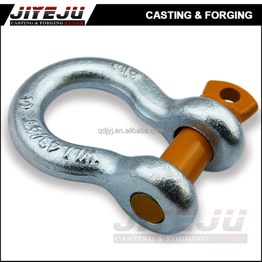 US type grillete high tensile steel galvanized drop forged grillete