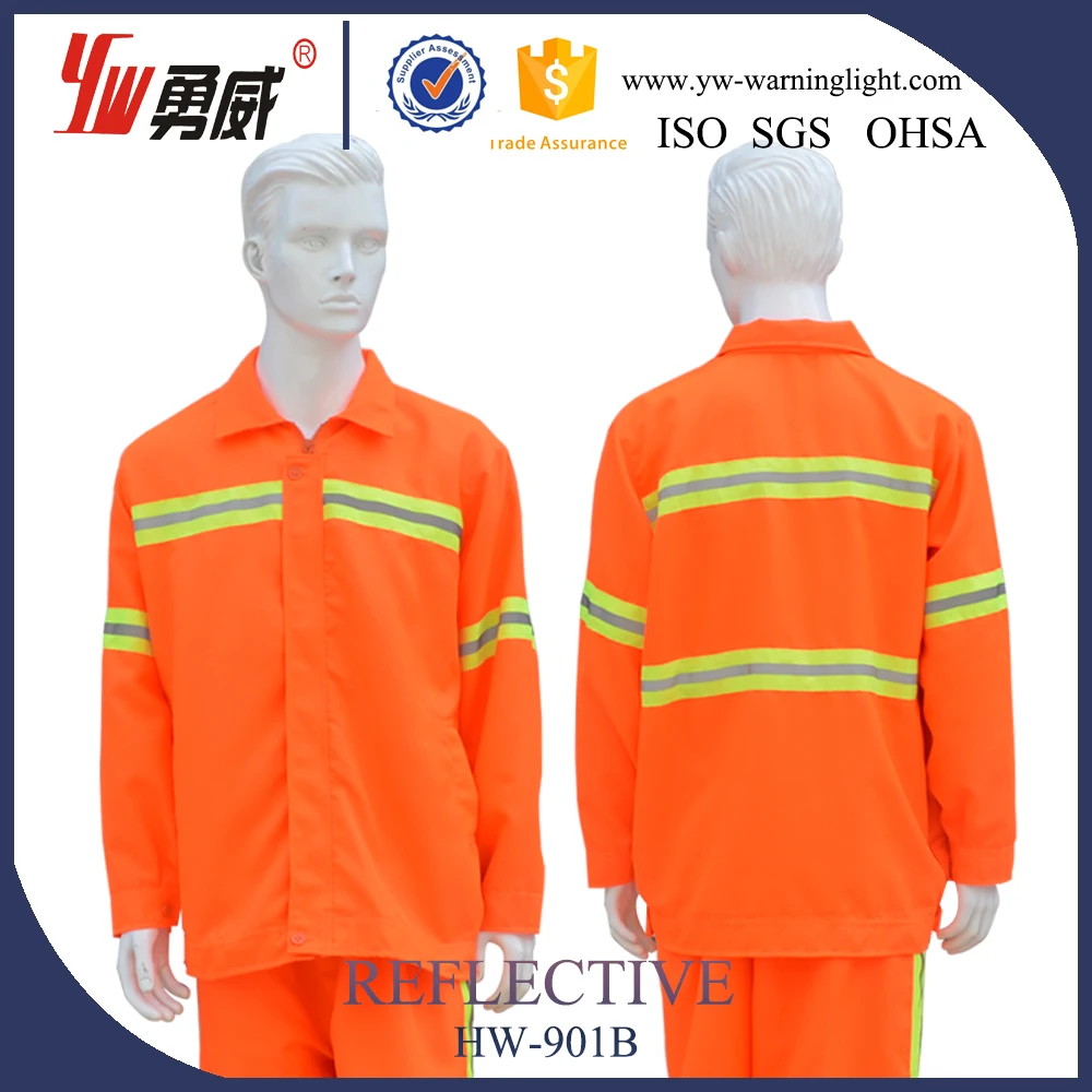 Флуоресцентный безопасный светоотражающий рабочая одежда hi vis куртка
