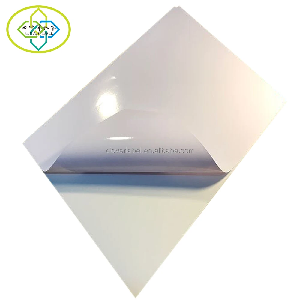 Matt paper Colorful Self Adhesive Fluorescent A4 Sticker Sheets