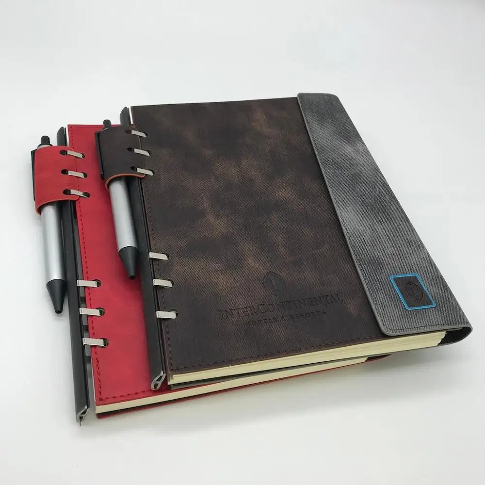 
A5 A6 Wholesale custom logo notebook soft leather notebook manufacturer 