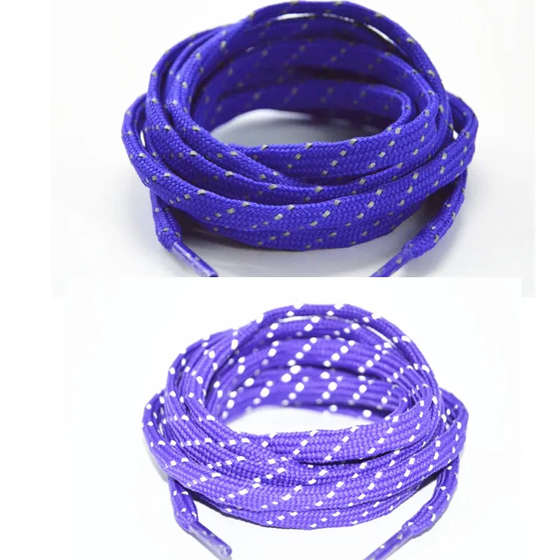 
2021 Fuzhou YoYo Flat 3M Reflective Shoe Laces Custom Printed Shoelace Aglets 