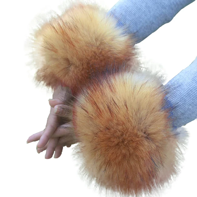 
Winter Coats Cuffs Fox Fur Cuff Punos De Piel De Zorro With Fur Coat Accessories 
