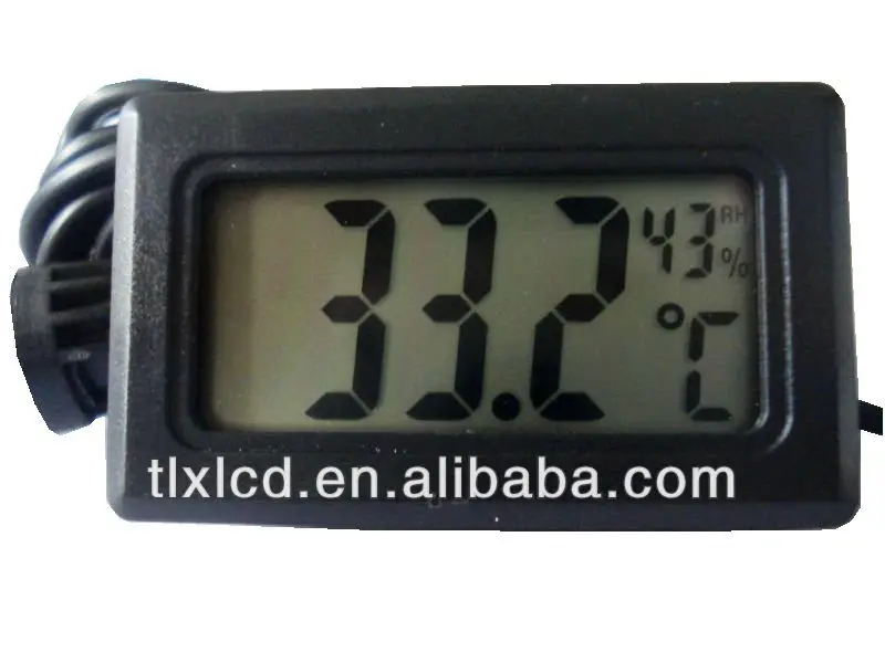 Mini digital temperature thermometer hygrometer for vivarium reptile