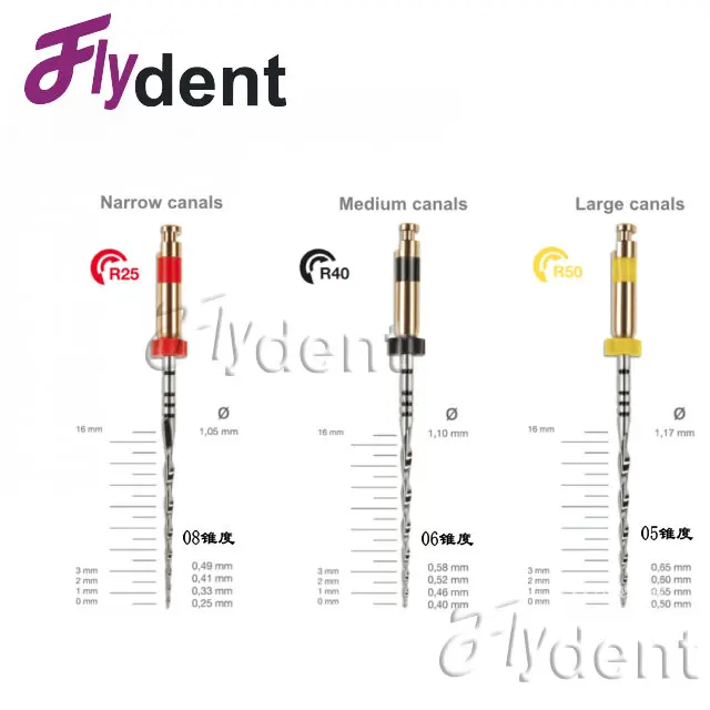 
Dental reciproc one files blue root canal niti rotary files engine use 