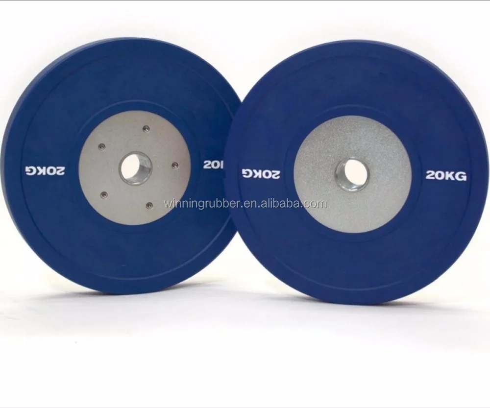 Прочный резиновый бампер для соревнований, Элитная пластина для тяжелой атлетики