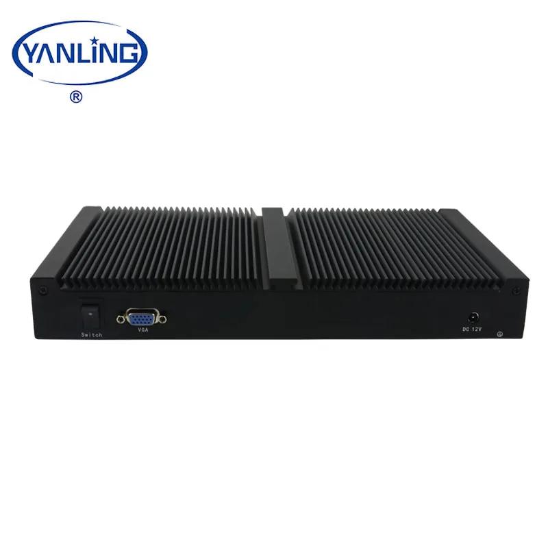 Yanling Fanless Mini Server 1U Rackmount Intel 1037U Dual Core 6 Lan Cloud Computer For Remote Management