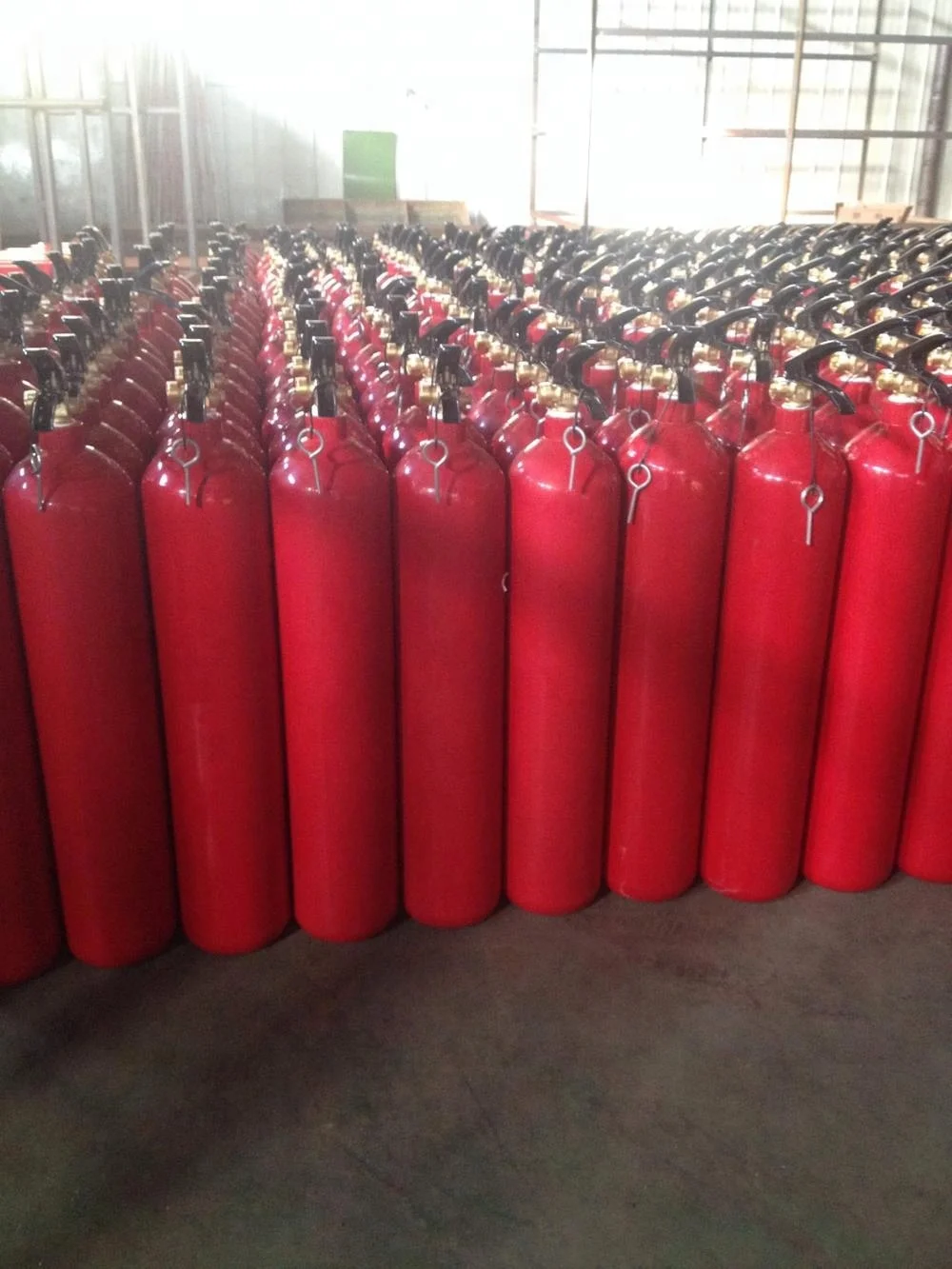 industrial used family fire safety extinguisher empty co2 gas cylinder