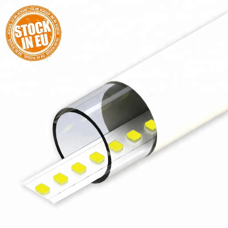 Stock in EU- 320 degree 140lm/w  230V 24W 150cm 1500mm 5ft glass housing led tube available in Germany