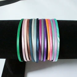 5mm Satin Ribbon covered plain metal hair headbands for DIY hair ornaments