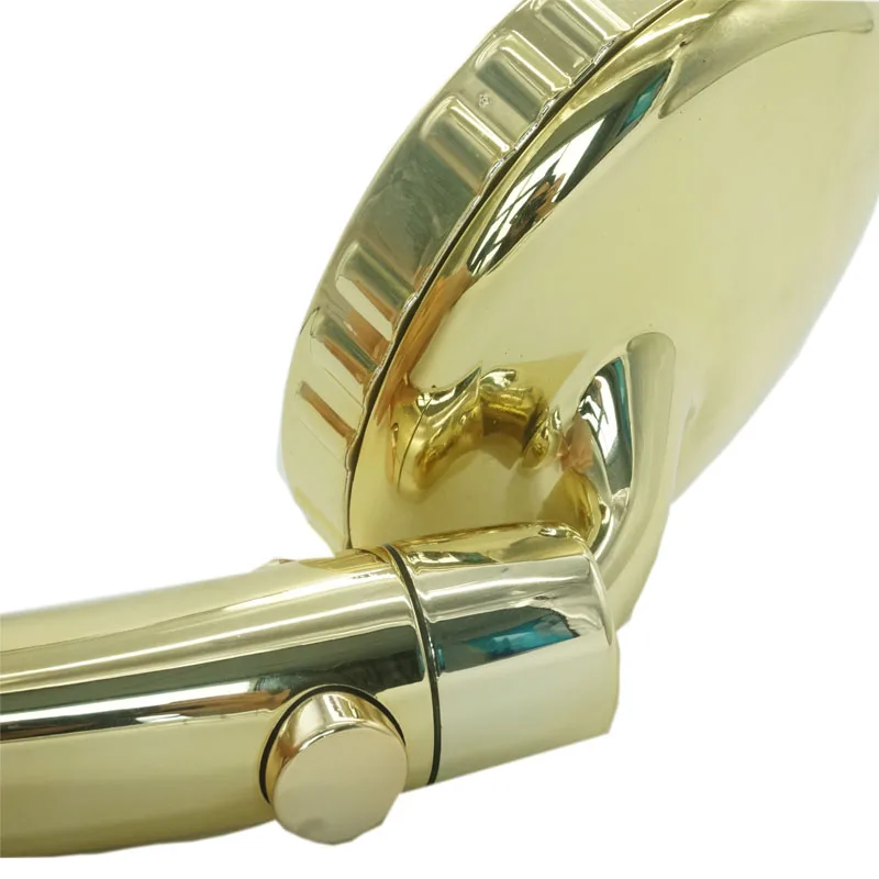 Хромированная Лейка для Дождевого душа из АБС-пластика с кнопкой остановки воды